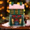 Christmas Village Set Indoor Light up Christmas Village Decoration, Christmas Table Decor, Collectible Wooden Christmas Village Building Decorations Christmas Town